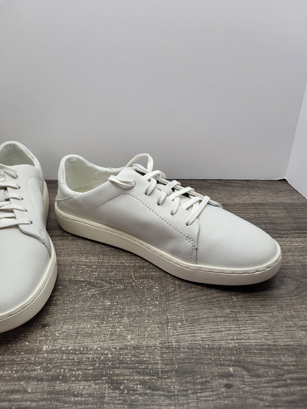 Olukai Pehuea Li 'Ili Shoe Womens Sz 8 Leather Comfort Low Casual Sneakers New - Picture 3 of 7